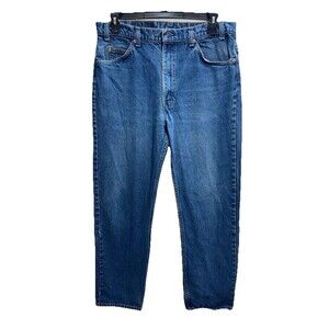 Vintage Levis 505 Orange Tab Jeans Mens 38x30 Blue Medium Wash Straight Leg USA